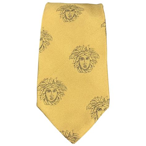 versace medusa tie|versace silk ties.